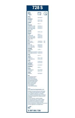 Spoiler silecek süpürgesi, Set 6