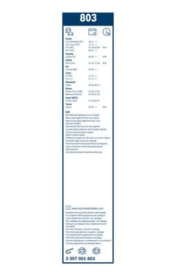 Silecek lastiği, set 2