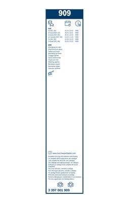 Silecek lastiği, set 6