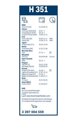 Cam silecek mesnedi, arka 6