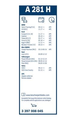 Aerotwin silecek, Arka 3