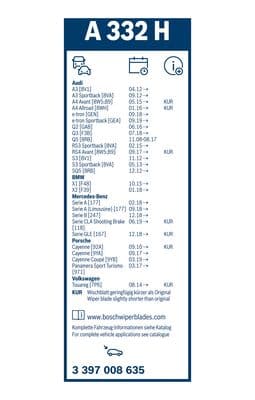 Aerotwin silecek, Arka 3