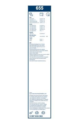 Silecek lastiği, set 6