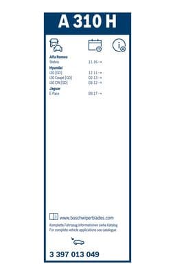 Aerotwin silecek, Arka 3