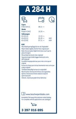 Aerotwin silecek, Arka 7