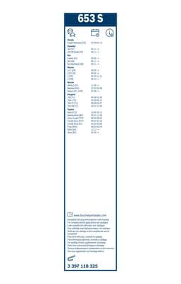 Spoiler silecek süpürgesi, Set 6