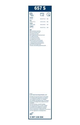 Spoiler silecek süpürgesi, Set 6