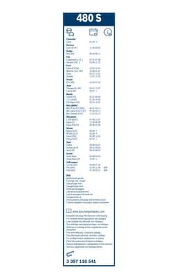 Spoiler silecek süpürgesi, Set 6