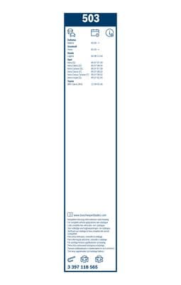 Silecek lastiği, set 6