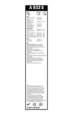 Aerotwin silecek, Set 7