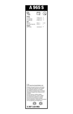 Aerotwin silecek, Set 3