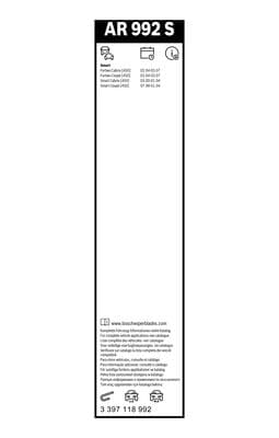 Silecek Aerotwin Retrofit, Set 3