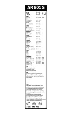 Silecek Aerotwin Retrofit, Set 7