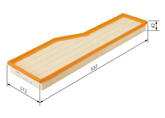 Hava filtresi elemanı, Motor 5