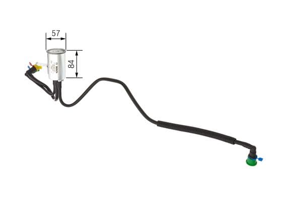 Yakıt filtresi değiştirilebilir gövdesi 1